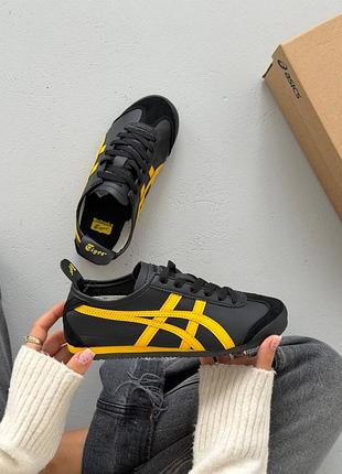 Asics onitsuka tiger mexico 66 black yellow