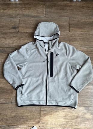 Чоловіче худі nike на блискавці, сіре, розмір xl