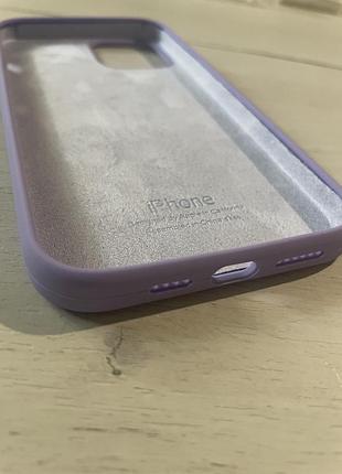 Чохол iphone 12 pro max silicone case фіолетовий 2