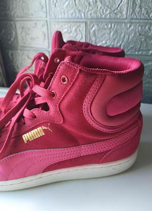 Женские высокие кроссовки puma. 2