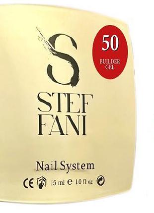 Гель для нарощування builder gel no 50 steffani, 15 мл
