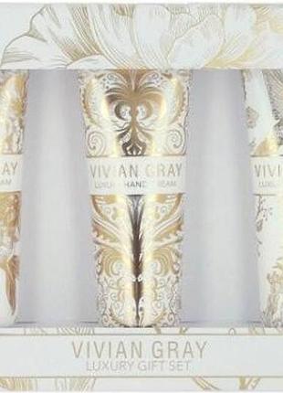 Крем для рук white velvet vivian gray, 3х50 мл