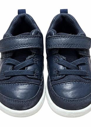 Clarks — дитячі кросівки темно-сині з липучкою