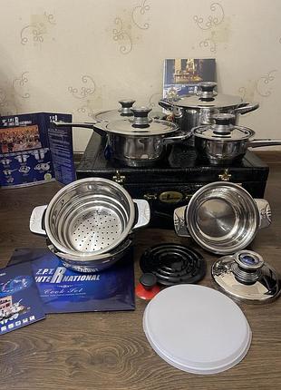 Набір каструль з подвійним дном 3