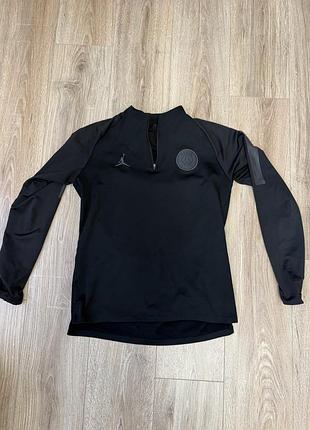 Спортивна кофта чоловіча jordan psg чорна