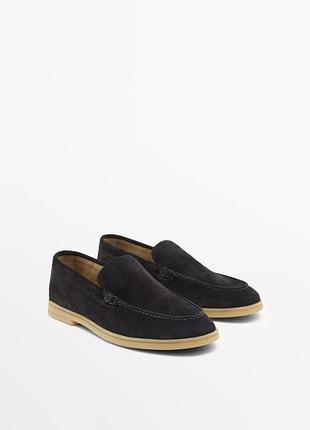 Жіночі шкіряні лофери massimo dutti 4
