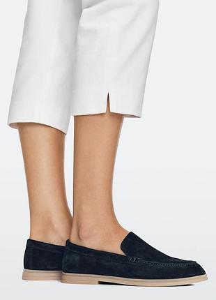 Жіночі шкіряні лофери massimo dutti 2