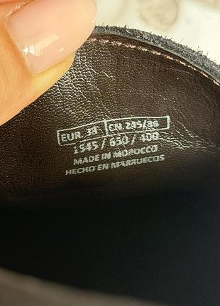 Жіночі шкіряні лофери massimo dutti 8