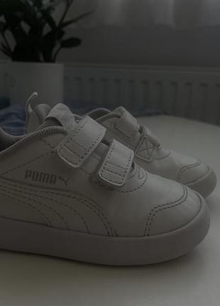 Кросівки дитячі puma білі, розмір 23