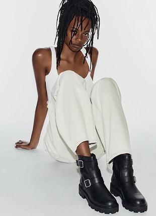 Женские деми ботинки zara челси h&m р. 39