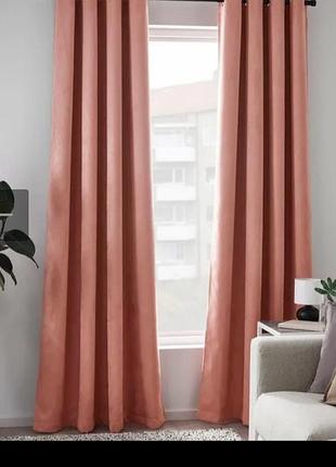 Готова штора  блекаут 145х250 ikea  birtna  004.807.64 2