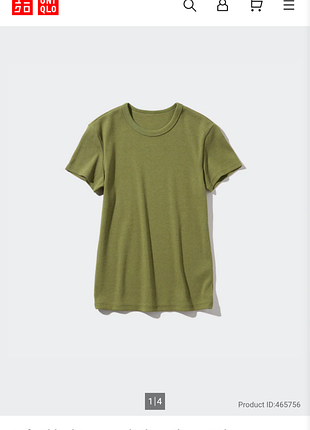 Футболка женская в рубчик uniqlo, size m, состояние идеальна, цвет наживо как на первом с сайта, плечи 40 подмышки 44 длина 64, хорошо тянется
