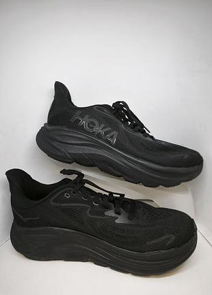Кроссовки hoka one one clifton 10 1162030-bblc для бега черные (197634748894) оригинал, новые