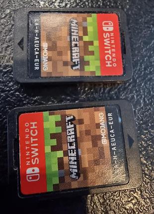 Картриджи, 2 шт, minecraft для nintendo switch 2