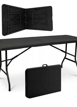 Стол раскладной туристический hanert family table 180см black
