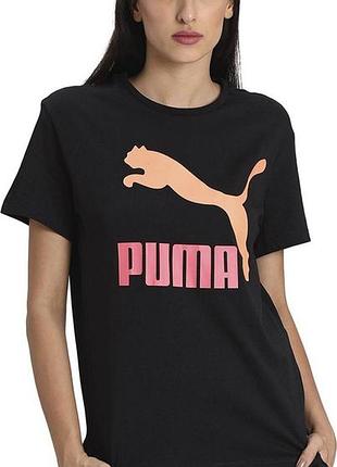 Хлопковая футболка puma