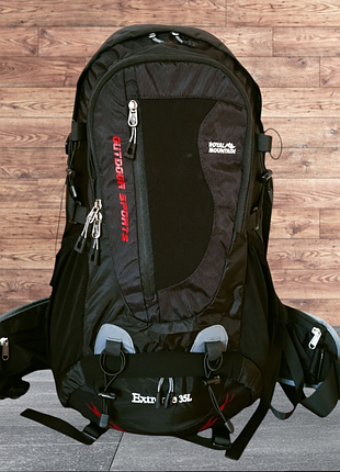 Рюкзак туристичний каркасний extreme 35l royal mountain похідний, спортивний ,міський з дощовиком