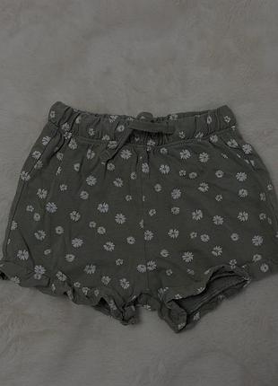 Шорти дитячі з квітковим принтом h&m