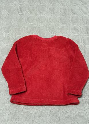 Піжама тепла primark mickey mouse червона 4