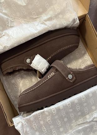 Уггі жіночі ugg clogs коричневі 4