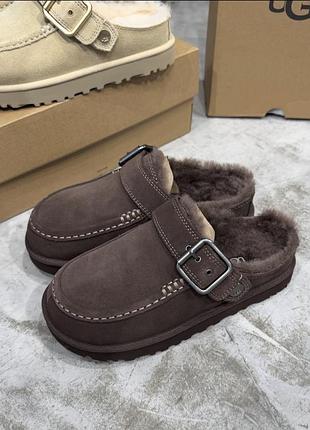 Уггі жіночі ugg clogs коричневі 3