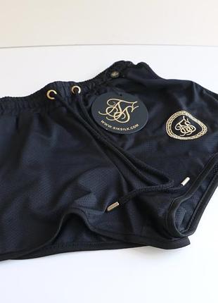 Женские спортивные шорты siksilk mesh runner  shorts черные, р. xxs
