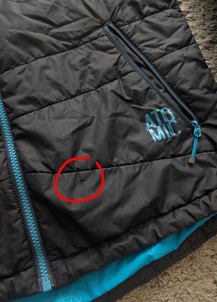 Технологичная куртка atomic ridgeline primaloft jacket, состояние отличное, единственный момент не зацеп на последнем фото, замеры в описании 8