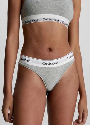 Котонові трусики стринги calvin klein 2