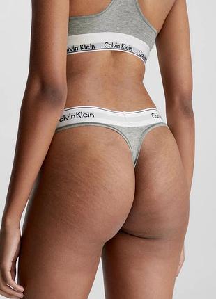 Котонові трусики стринги calvin klein 4