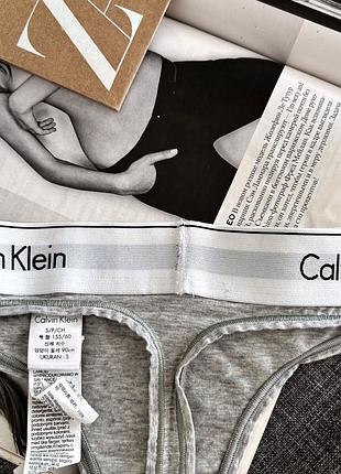 Котонові трусики стринги calvin klein 6