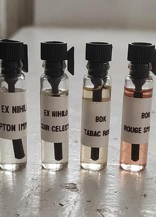 Пробники парфумів ex nihilo, bdk parfums, mind games, parfums de marly, boadicea the victorious
