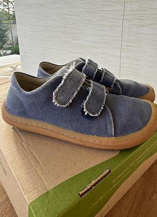 Кеди froddo, текстильні тапки barefoot, снікерси froddo, розмір 29см