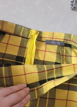 Спідниця тепла в клітку primark 2