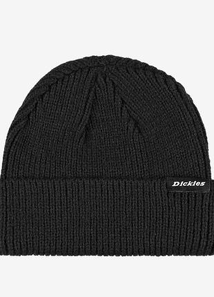 Оригінальна шапка-біні dickies woodworth beanie (чорна)