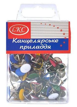 Кнопки кольорові (100шт) (16463)