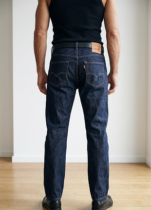 Сині чоловічі джинси levi's 569 вільного прямого крою (loose straight fit)
