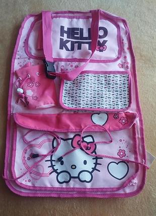 Аксесуари kaufmann дитячий автомобільний органайзер на спинку сидіння hello kitty