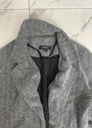 Піджак жіночий primark сірий твідовий