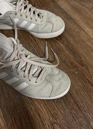Кеди adidas gazelle сірі 3