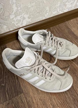 Кеди adidas gazelle сірі
