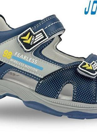 Детские босоножки для мальчиков р. 26 - 31 jong golf b20539-1 синие 30