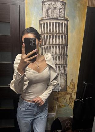 Шикарна блуза h&m 🌸 xs/s 💕 4