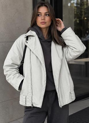 Куртка жіноча asos джинсова біла