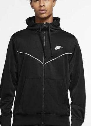 Спортивна кофта чоловіча nike(оригінал ) чорна розмір l