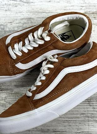 Кеди жіночі vans коричневі, 36 розмір, 22.5 см, замша