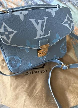 Сумка для жінок louis vuitton pochette metis блакитна