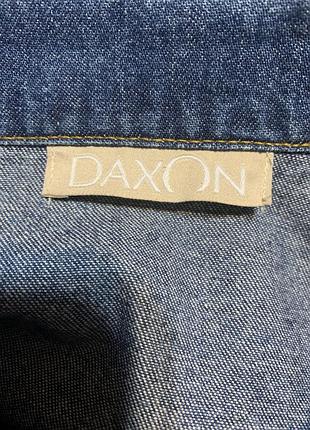 Джинсовая куртка без подкладки, рубашка daxon 7