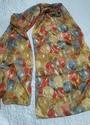 Шовковий шарф 33х160