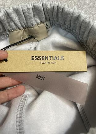 Штани essentials сірі 8