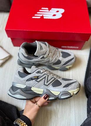 Термо кросівки new balance 9060 grey cordura
